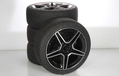 Alloy rims and tires set MICHELIN/PilotAlpin5 AMG 5 - th. wh 