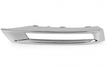 Cover bumper trim cover left chrome 