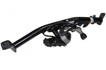 Mechanical swing-away trailer coupling 
