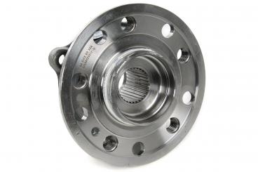 Left and right wheel bearings, installable front axle 