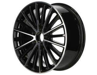 Aluminum rim multi-spoke wheel 