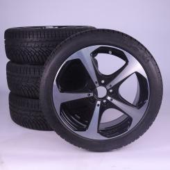 Alloy rims and tires set MICHELIN/PilotAlpinPA4 5 - wheel dr 
