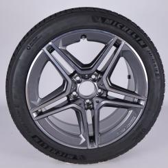Winter Wheel Package Alloy 18 Inch with Michelin Tires for C-Class 205, Original Mercedes-AMG