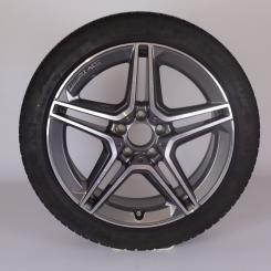 Winter Wheel Package Alloy 18 Inch with Michelin Tires for C-Class 205, A-Class 177, Original Mercedes-AMG