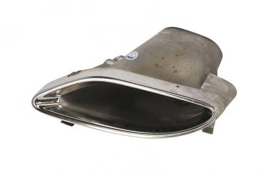 Left tailpipe trim panel 