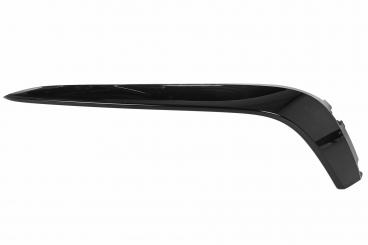 Left side spoiler black bumper cover 
