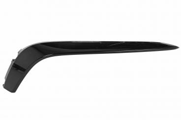 Right side spoiler black bumper cover 