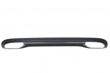 Cover bumper black grained 