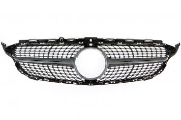 Iridium silver matt radiator grille SRV 