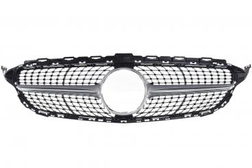 Iridium silver matt radiator grille SRV 