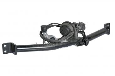 Electrically folding trailer coupling