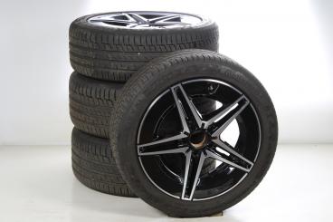 Summer Wheel and Tire Package Alloy 18 Inch with Continental Tires for C-Class 206, Original Mercedes-AMG