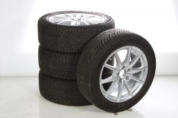 Alloy rims and tires set MICHELIN/PilotAlpin5 10 - wheel dri 