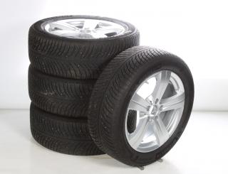 Alloy rims and tires set MICHELIN/PilotAlpin5 5 - wheel driv 