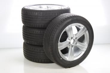 Summer Wheel and Tire Package Alloy 17 Inch with Bridgestone Tires for C-Class 206, Original Mercedes-Benz