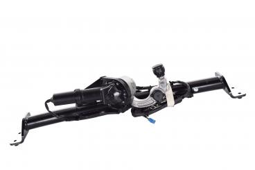 Fully electric swiveling trailer hitch 
