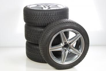 Winter Wheel and Tire Package Alloy 18 Inch with Pirelli Tires for E-Class-Coupé 238, EE-Class213, Original Mercedes-AMG