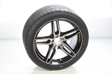 Wheel and tire assembly aluminum MICHELIN/PilotAlpin5 AMG 5 