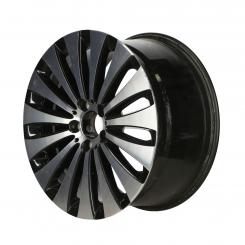 Aluminum rim multi-spoke wheel 