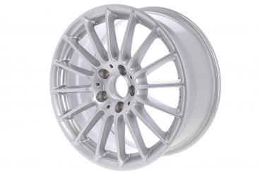 Aluminum rim multi-spoke wheel