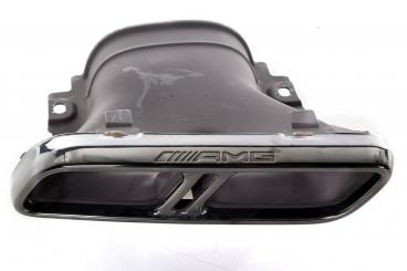 Left tailpipe trim panel 