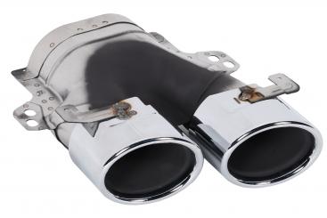 Tailpipe trim cover bright luster chrome-plated 