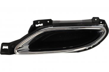 Left chrome tailpipe trim panel 