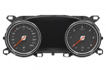 Diesel instrument cluster up to 260 km/h 