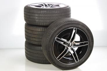 Alloy rims and tires set MICHELIN/e.Haftcy AMG 5 - twin-spok 