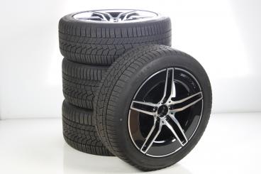Winter Wheel and Tire Package Alloy 19 Inch with Continental Tires for E-Class 214, Original Mercedes-AMG