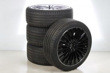 Wheel and tire assemblies set AMG 20 - inch aluminum CONTINE 
