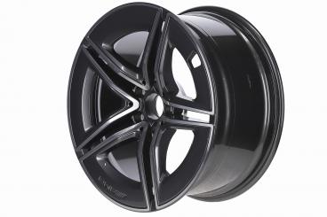 Aluminum rim, AMG double-spoke wheel