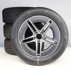 Summer Wheel and Tire Package Alloy 18 Inch with Hankook Tires for E-Class 214, Original Mercedes-AMG