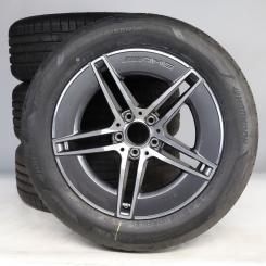 Summer Wheel and Tire Package Alloy 18 Inch with Hankook Tires for E-Class 214, Original Mercedes-AMG