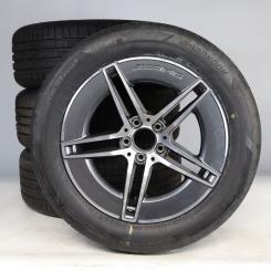 Summer Wheel and Tire Package Alloy 18 Inch with Hankook Tires for E-Class 214, Original Mercedes-AMG