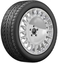 Aluminum rim multi-spoke wheel 