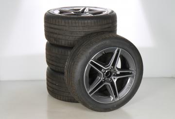 Summer Wheel and Tire Package Alloy 19 Inch with Hankook Tires for S-Class 223, Original Mercedes-AMG