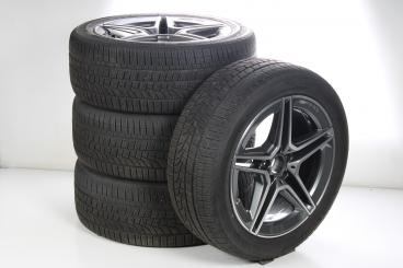Winter Wheel and Tire Package Alloy 19 Inch with Hankook Tires for S-Class 223, Original Mercedes-AMG