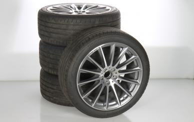 Summer Wheel and Tire Package Alloy 20 inch with Bridgestone Tires for S-Class 223, Original Mercedes-AMG
