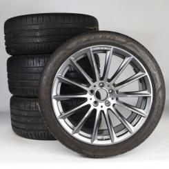 Summer Wheel and Tire Package Alloy 20 Inch with Pirelli Tires for S-Class 223, Original Mercedes-AMG