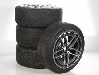 Alloy rims and tires set MICHELIN/PilotAlpin5 AMG 5 - th. wh 