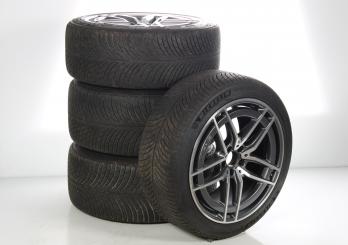 Alloy rims and tires set MICHELIN/PilotAlpin5 AMG 5 - th. wh 