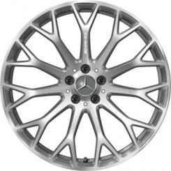 Aluminum rim, AMG cross-spoke wheel