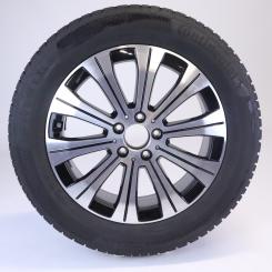 Complete wheel, aluminum, CONTI/WinterContactTS850PSSR 10 - 