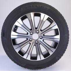 Complete wheel, aluminum, CONTI/WinterContactTS850PSSR 10 - 