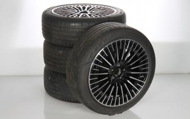 Summer Wheel and Tire Package Alloy 20 Inch with Pirelli Tires for EQA H243, Original Mercedes-AMG