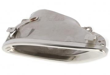 Left tailpipe trim panel 