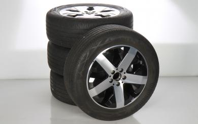 Summer Wheel and Tire Package Alloy 18 inch with Continental Tires for GLA-Class H247, GLB-Class X247, Original Mercedes-Benz
