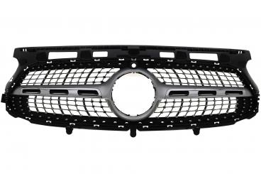 Matt iridium silver radiator grille ART/SRV 