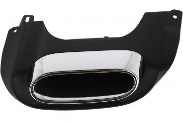 Chrome tailpipe trim panel 